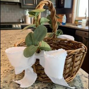 Rustic Flower Girl Basket